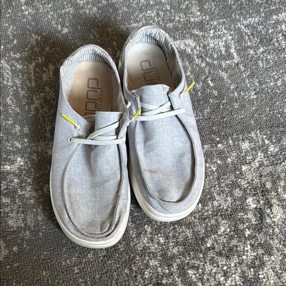 Hey Dude Gray Casual Shoes